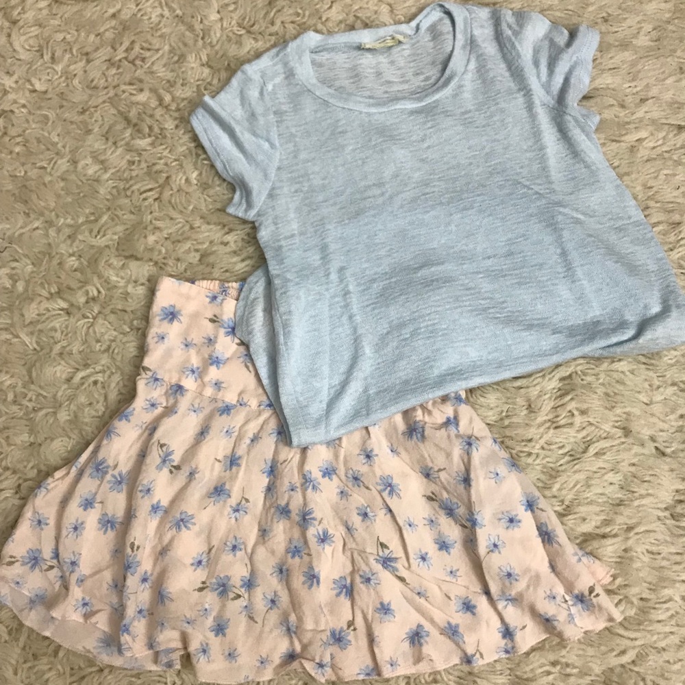 shirt and skirt